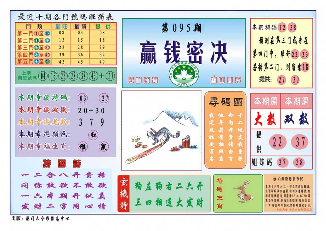 095期赢钱秘诀[图]