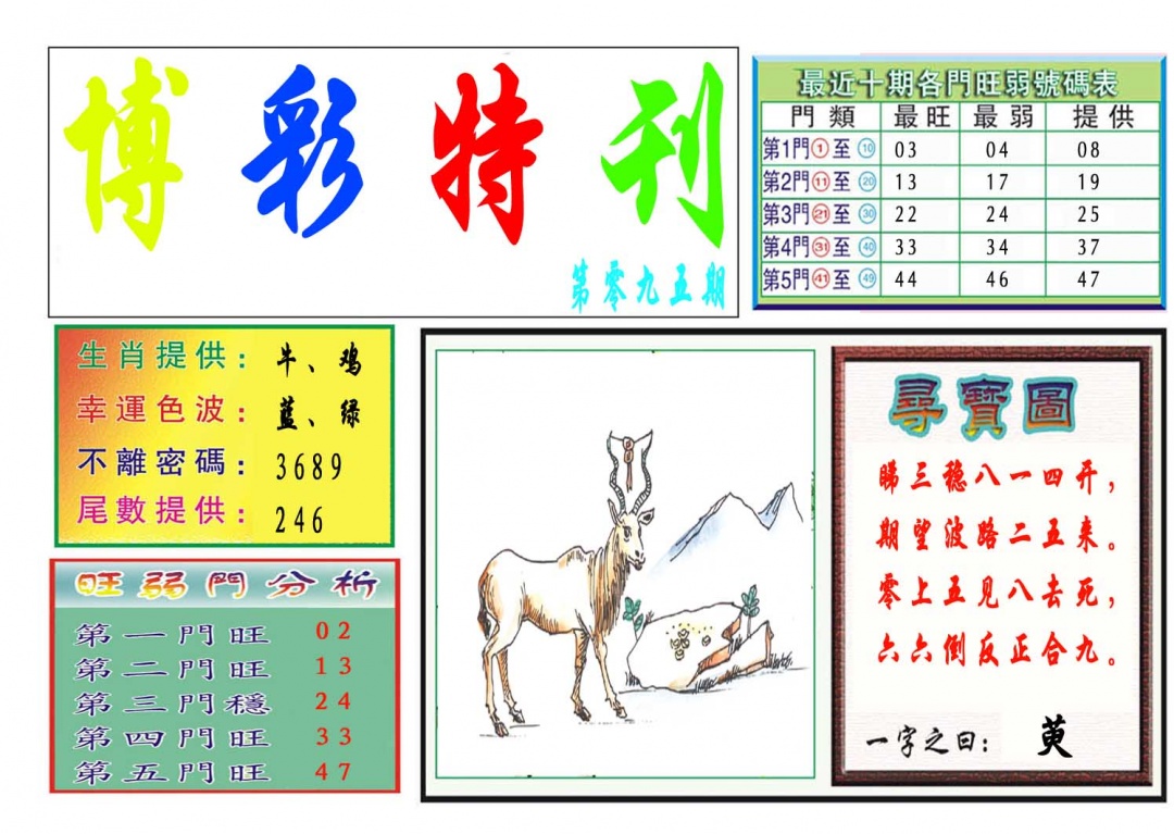 095期博彩特刊[图]
